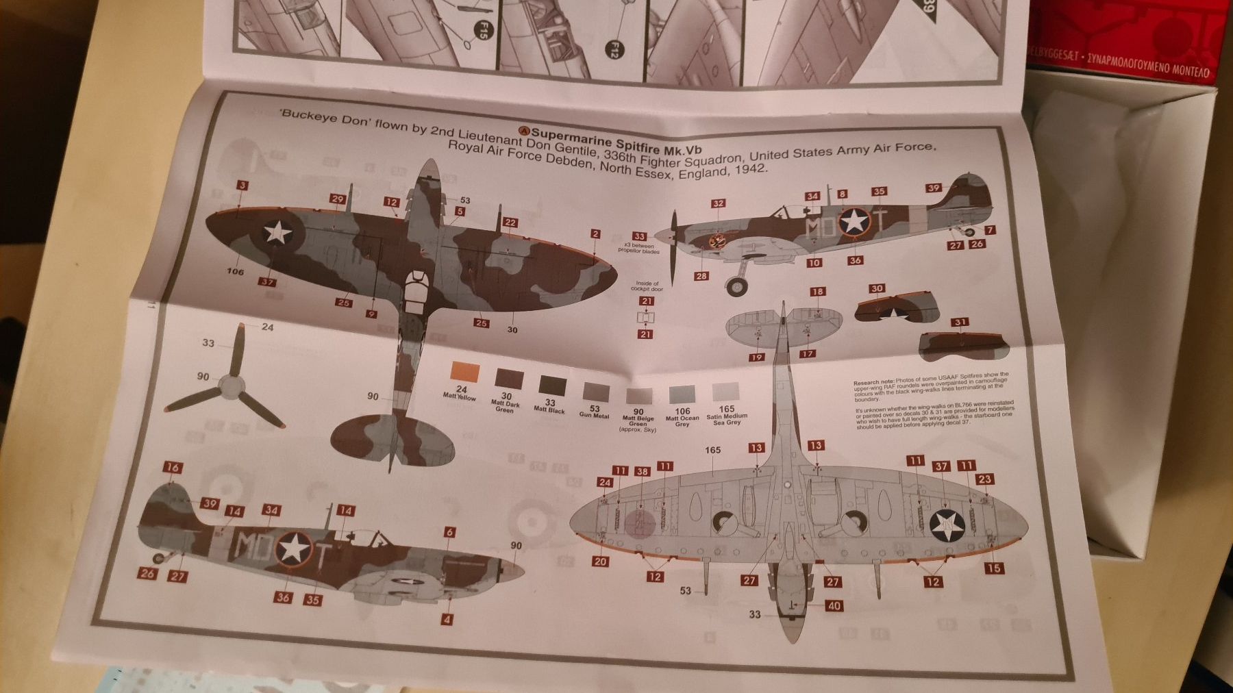 Airfix Kit di modellismo & Modellini statici: 1:48 Spitfire Mk. V - Airfix A05125A – Nuovo (secondo la descrizione) da Bassersdorf venduto da jackbmw 4