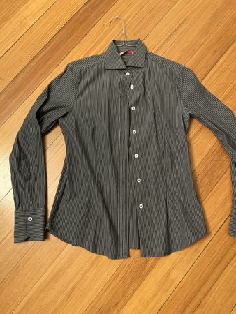 Nouvelle Femme Striped Blouse - Size Small