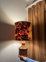 Vintage Lampe mit Blumenmuster - Einzigartiges Design!