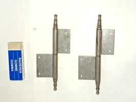 2 schöne antik Style Fischbänder, Eisen (LOT672#MBS3)