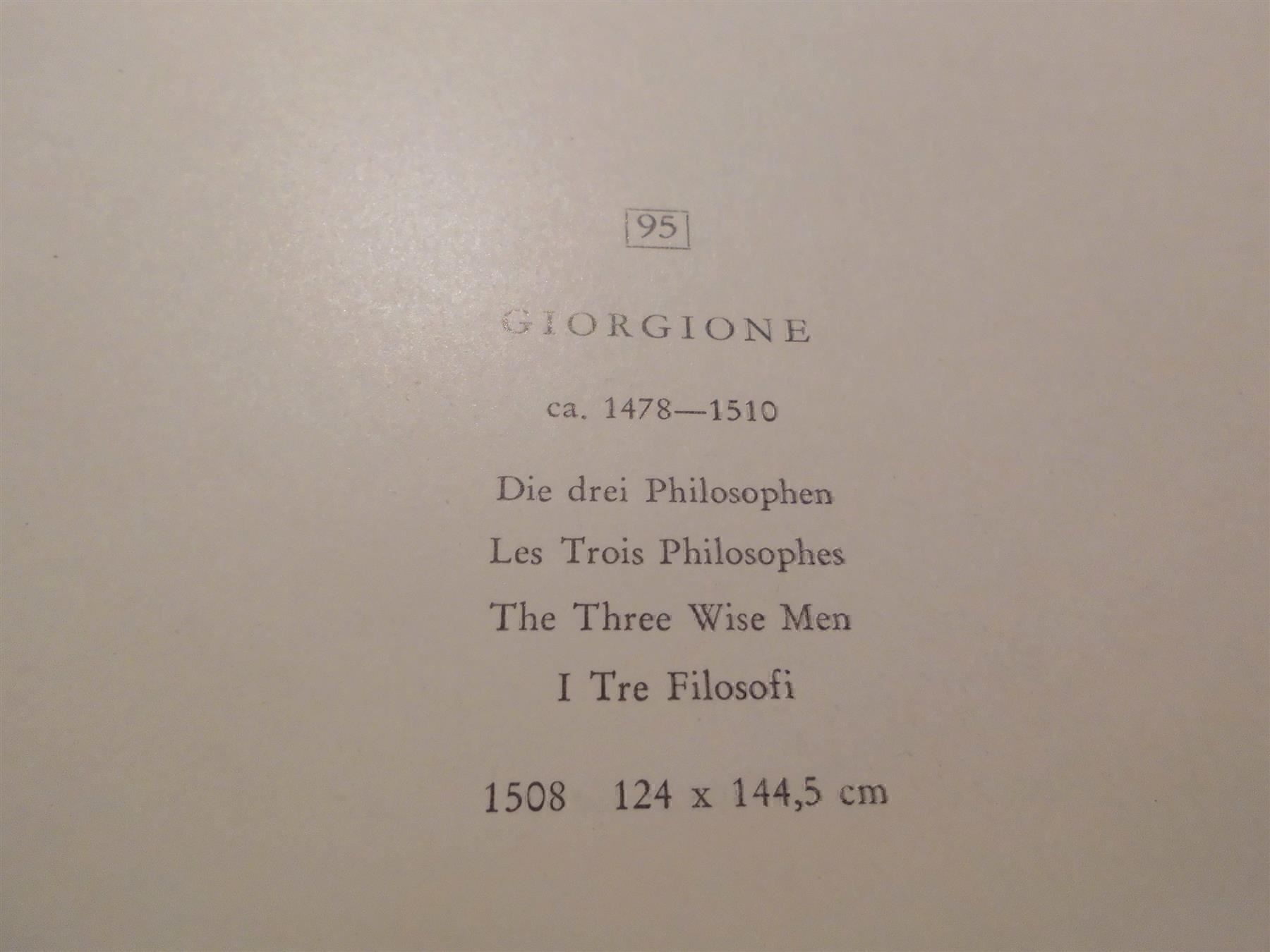 Foto & Immagini: Kunstdruck, Die drei Philosophen, Giorgi – Usato da Zürich venduto da Motzkuh 1