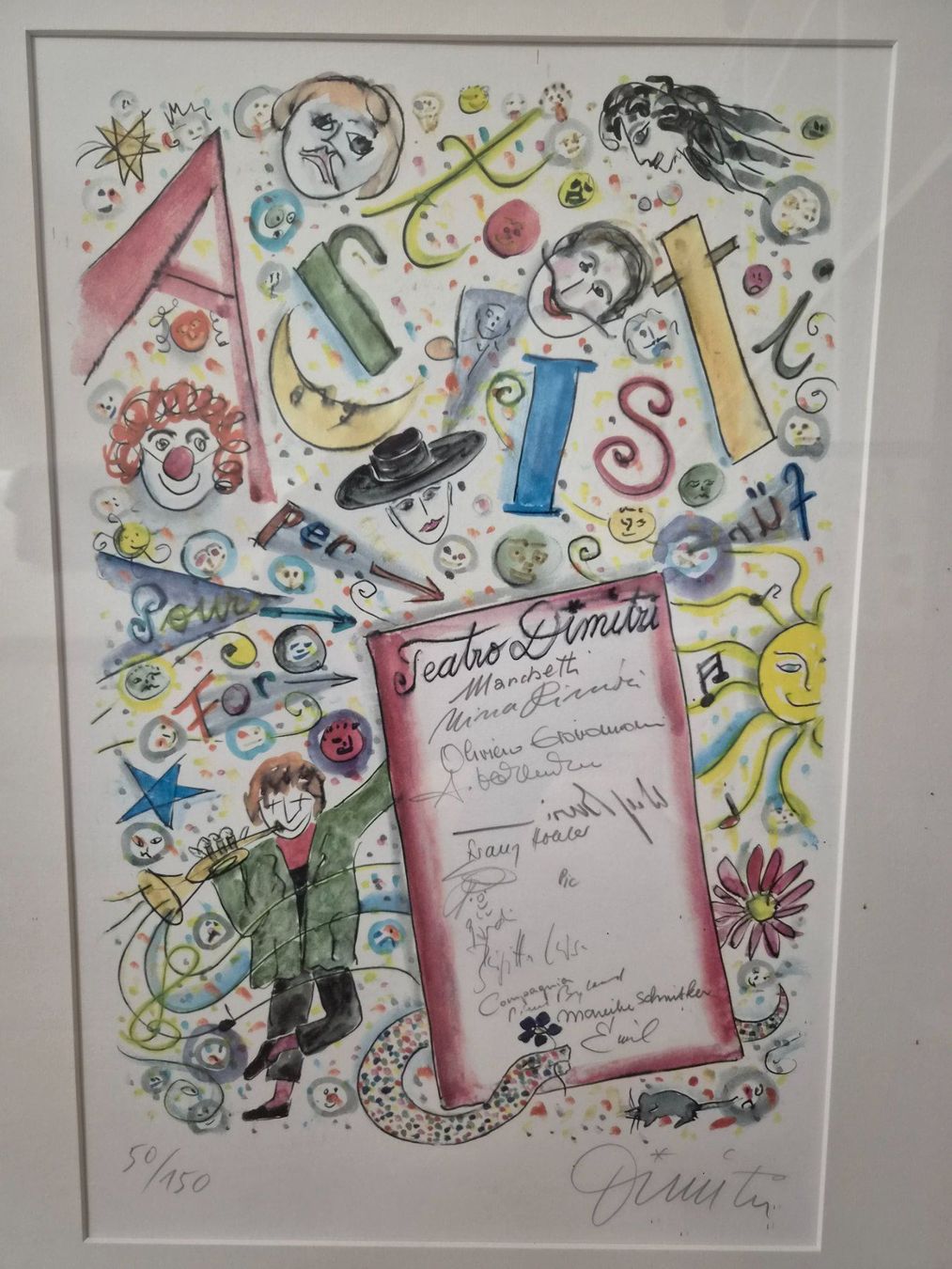 Grafica & Litografie: Handsignierte Farblithografie Dimitri – Usato da Oberentfelden venduto da Kiiwy 1