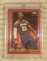 LeBron James pink /399 Topps Chrome Update NBA card