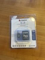 Kingston microSDHC Speicherkarte 1GB neu im Blister