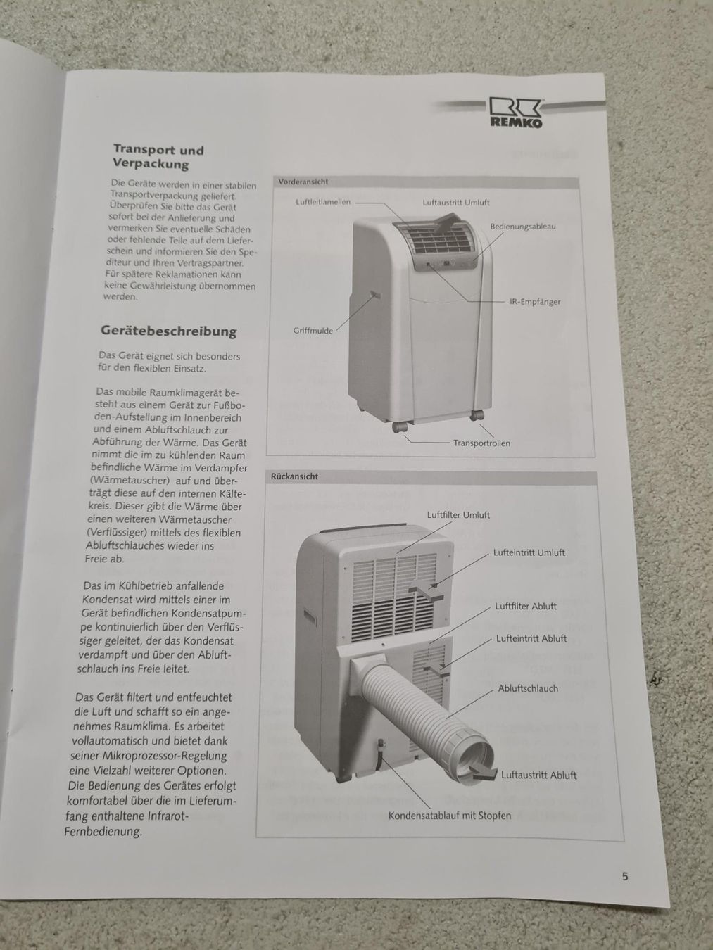 Luftreiniger: Mobiles Klimagerät – Gebraucht aus Herzogenbuchsee von  6