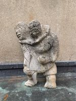 Importante scultura Inuita in materiale da definire