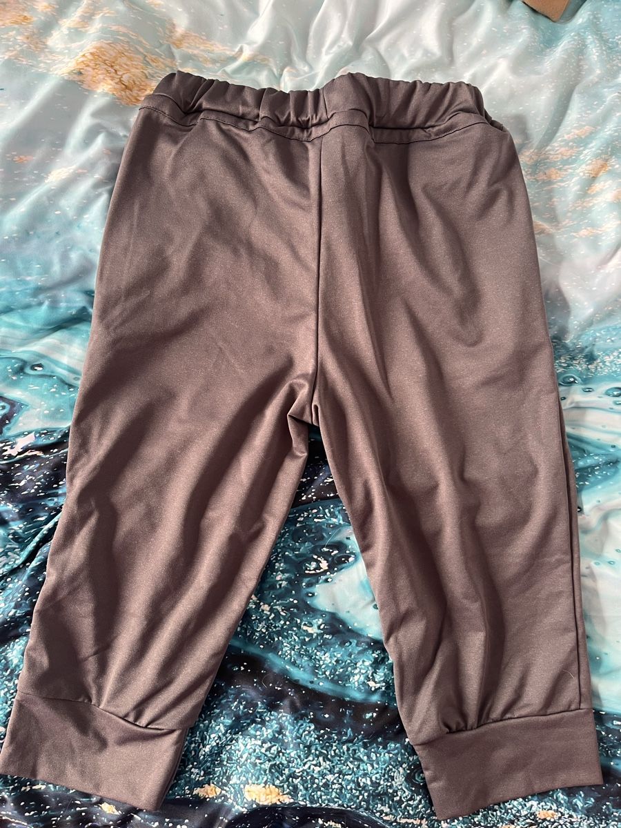 Hosen: Pantacourt décontracté taille élastique marron 3/4 – Gebraucht aus Le Lignon von aly_c8qb 1