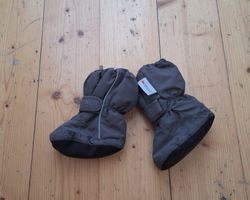 Warme gefütterte Füsslinge ca. Gr. 16/17