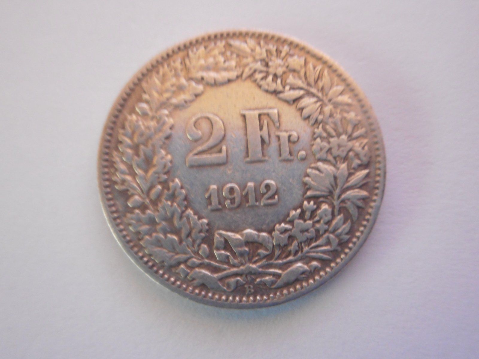 Tutti le monete: 2 Fr. 1912 silber rarer Jg – Usato da Kriegstetten venduto da pizlad2010
