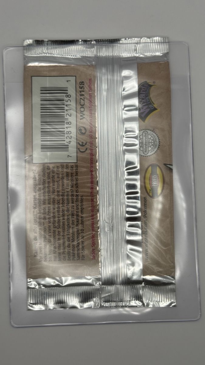 Pokémon Carte collezionabili: EMPTY FOSSIL BOOSTER ED1 POKÉMON – Usato da Belprahon venduto da Rob_ain 3