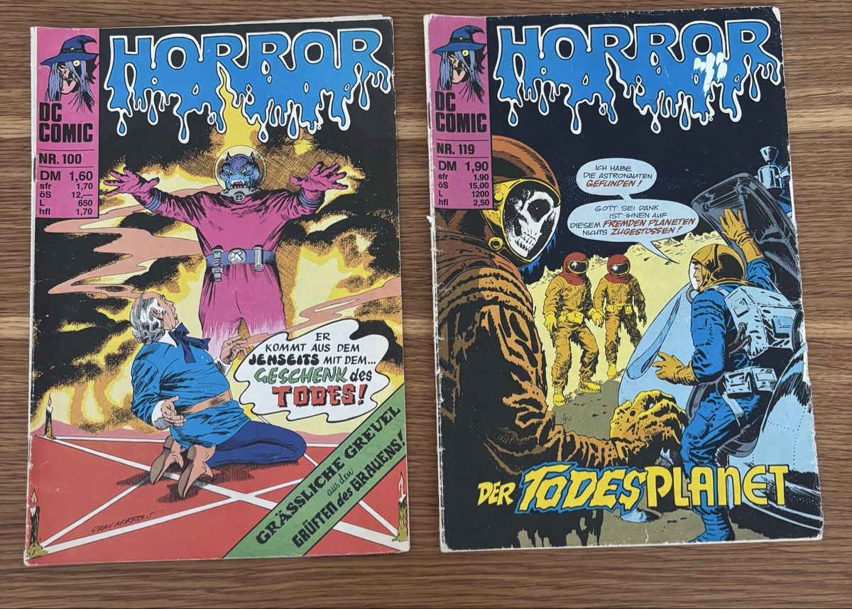 Fumetti: Horror Comic Nr. 100 und 119 – Usato da Allenwinden venduto da Lb3