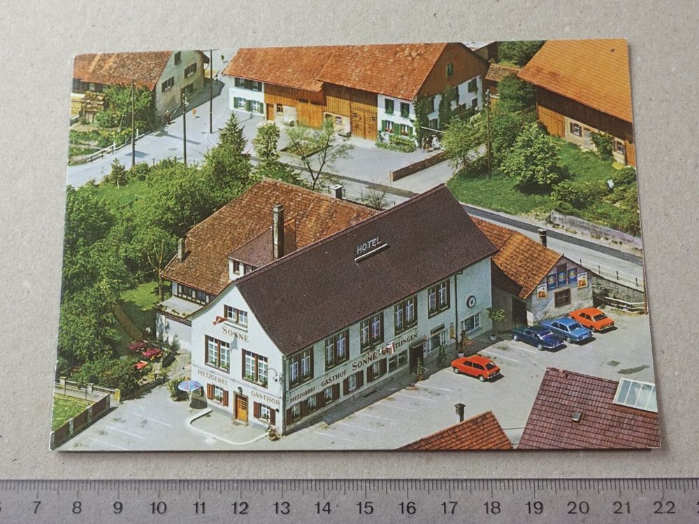 Hettlingen ZH, Hotel Sonne, Scania S.A. AirPhoto Kaufen auf Ricardo