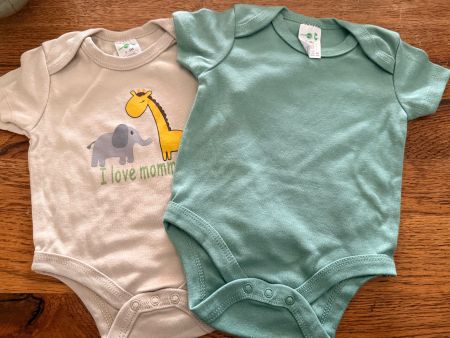Body-Set-Strampler-Tiere-Bären- Kurzarm-60% Cotton Gr.56-62