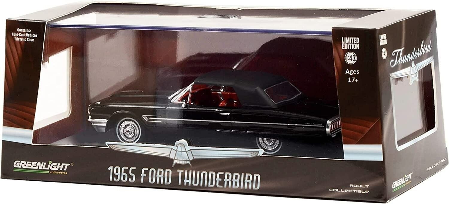 Ford Modellautos: Ford Thunderbird Convertible 1965 schwarz     1:43 – Neu und originalverpackt aus Gerlafingen von espero88 9