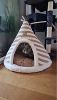 Katzenzelt / Katzenbett mit Kissen