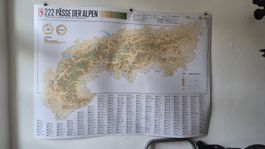 Poster Pässe der Alpen (Marmota Maps)