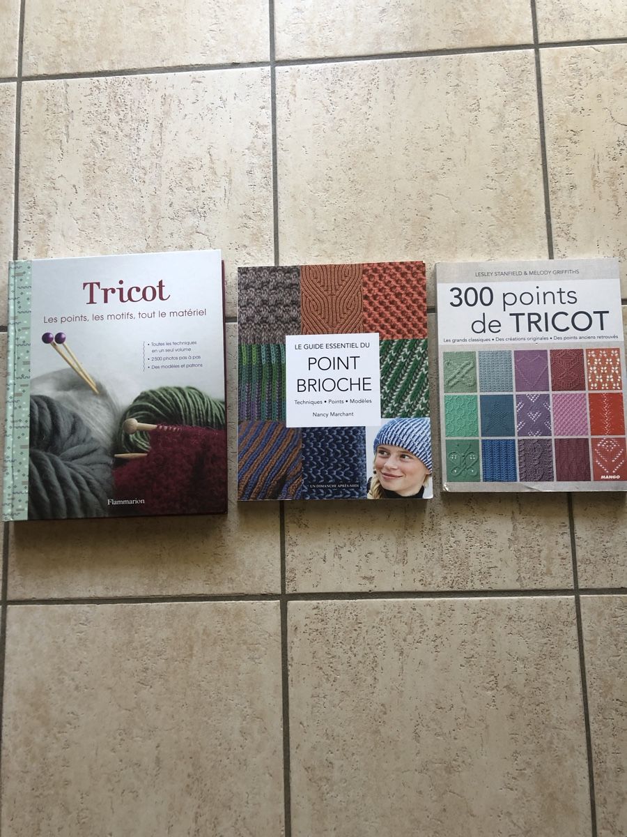 Libri: 3 livres de tricot  – Usato da Chêne-Bourg venduto da sienna8245