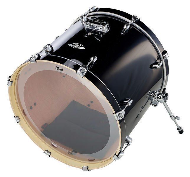 Grosse Caisse Fame First Step 22x18 Piano Black - Tambour Basse Débutant - Batterie Acoustique