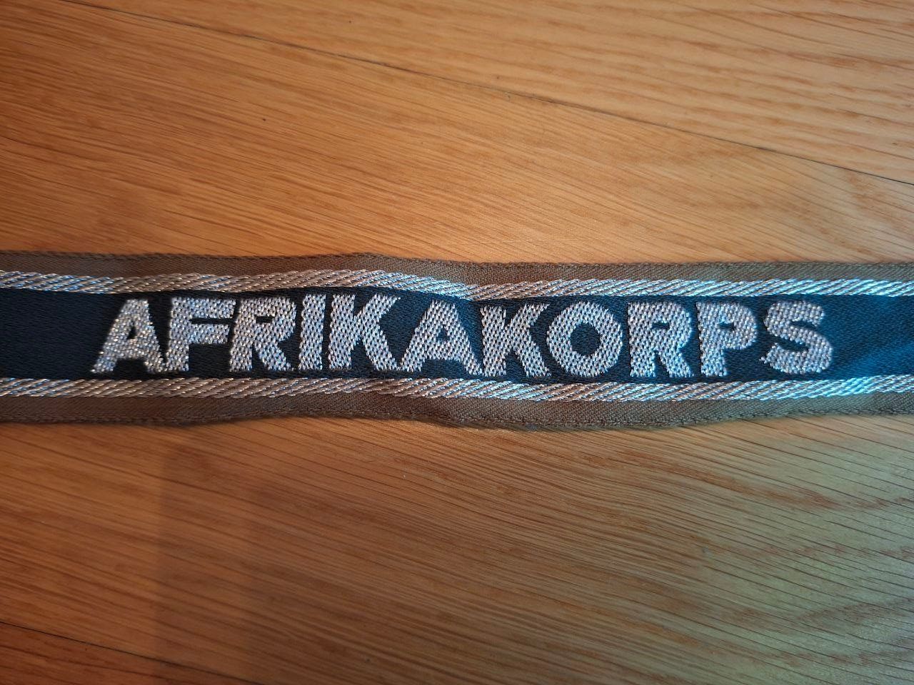 Uniformi: Ärmelband Afrikakorps – Usato da Buchs SG venduto da Graf_Rudolf