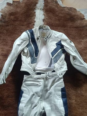 Motorrad Töff Kombi echtes Leder Gr. 42