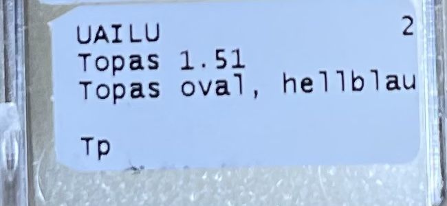 Pietre preziose: Topas Schmuckstein 1.51ct hellblau – Nuovo (secondo la descrizione) da Schwarzenburg venduto da sephiroth80 4