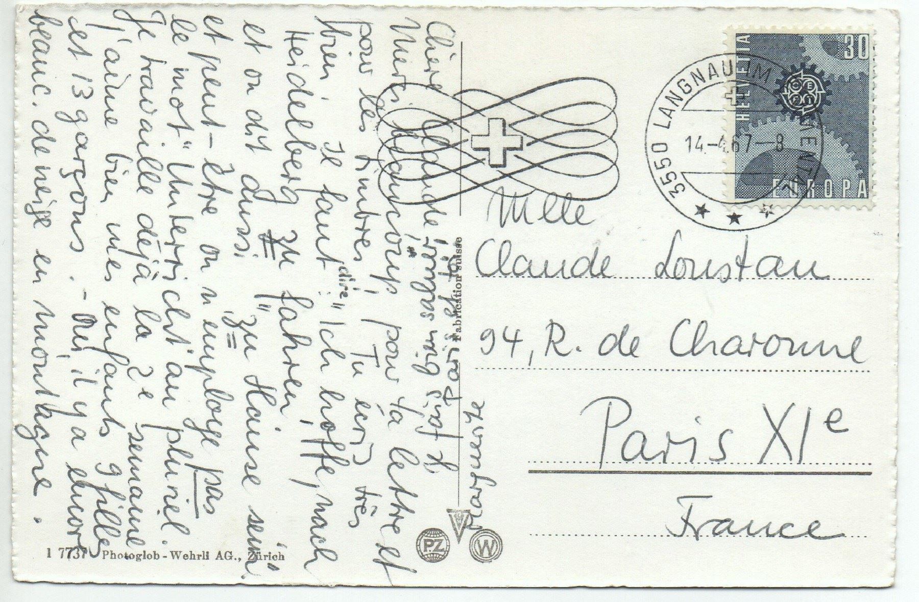 Cartes postales: LANGNAU i.E. – D'occasion à Jona par philajona 1