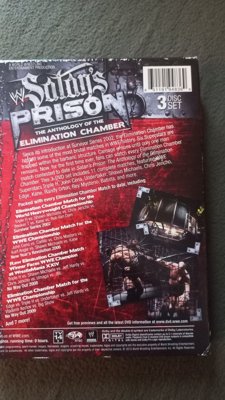 Tutti i DVDs: SATAN'S PRISON - WRESTLING USA 3-DVD Set – Usato da Olten venduto da Donatello1984 1