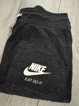 Nike Jogginghose Stoff Hose meliert dunkelgrau Grösse S