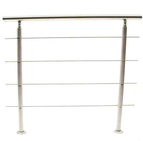Ringhiere: 57203 - Edelstahl Treppengeländer 80cm - 4 Querstreben – Nuovo e nell'imballaggio originale da Wallenwil venduto da toesstal-vertrieb 8