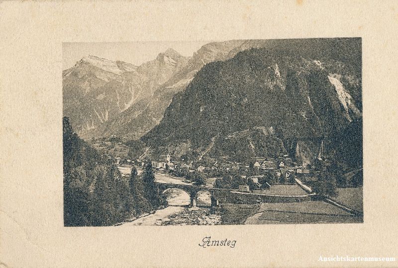 Cartoline postali: Amsteg - Gotthardbahn SBB + 1957 Feldpost – Usato da Emmenbrücke venduto da teestube