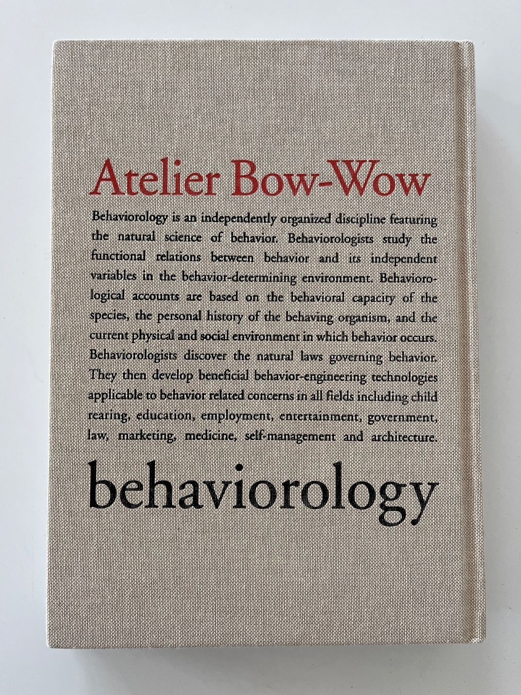 Libri: Atelier Bow-Wow - behaviorology – Usato da zürich venduto da Cf8000 2