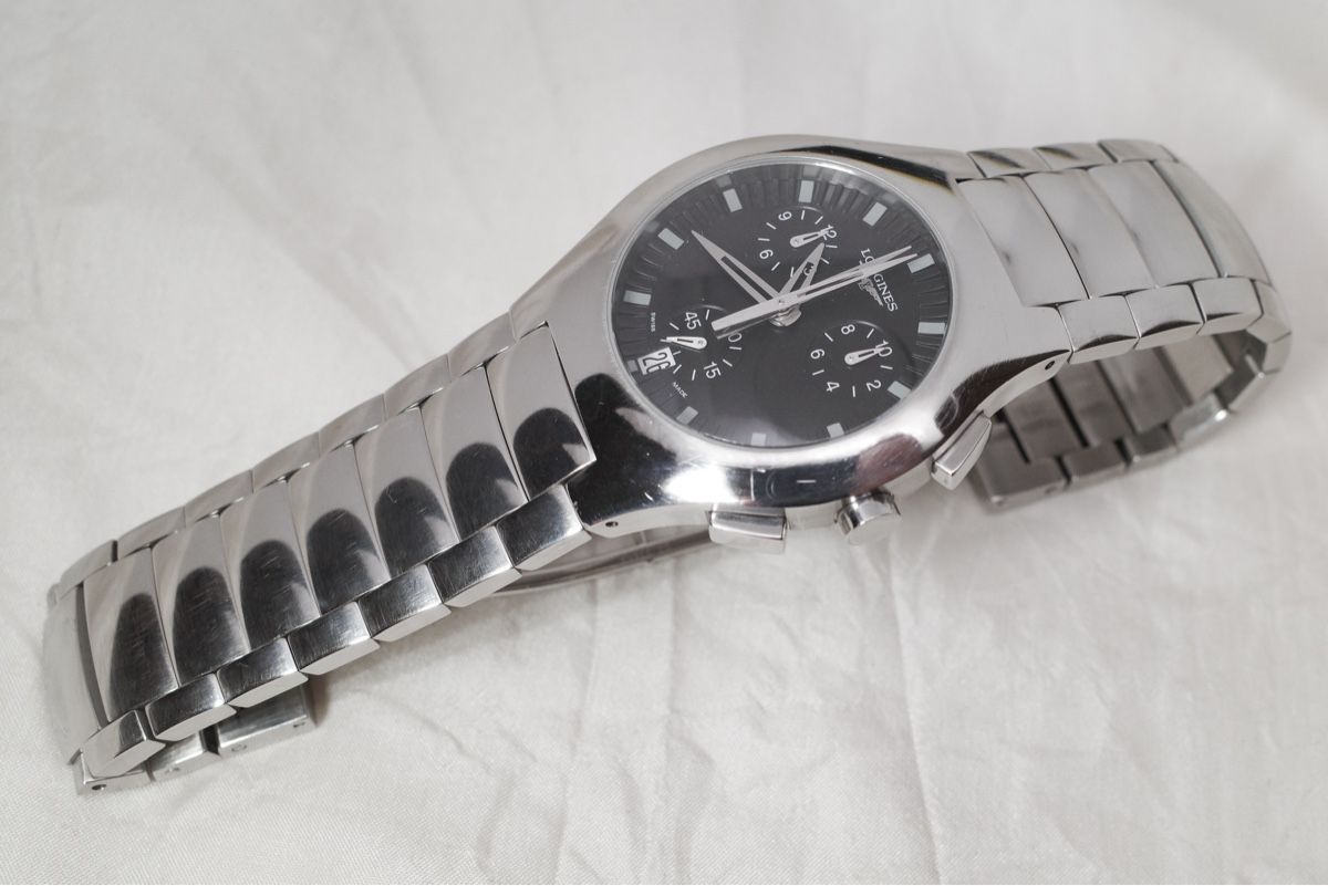 Longines Oposition Chronograph L3.618.4 Black Dial 38mm