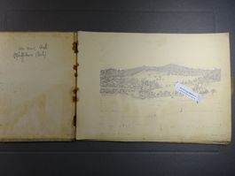 Skizzenheft Bleistiftzeichnungen ARCHITEKTUR / Otto Manz