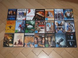21 DVD X-MEN BEN-HUR SNATCH WINETOU DAS BOOT HOBBIT, Stüle