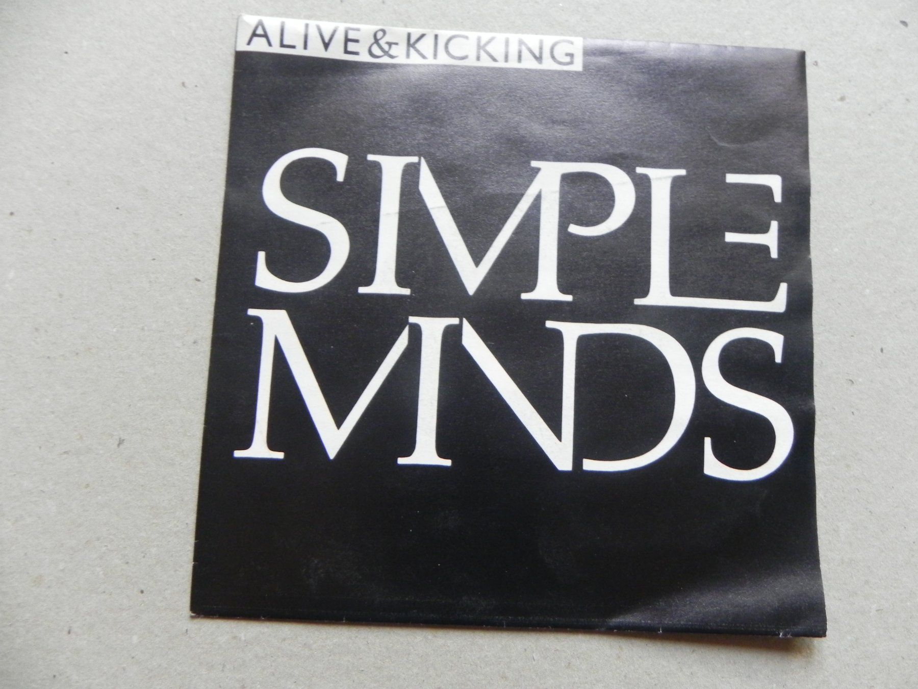 Schallplatten: LP New Wave Synth Pop Rock Band Simple Minds 1985 Alive & .. – Gebraucht aus Siebnen von krimsie