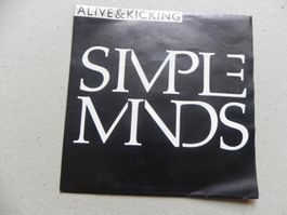 LP New Wave Synth Pop Rock Band Simple Minds 1985 Alive & ..