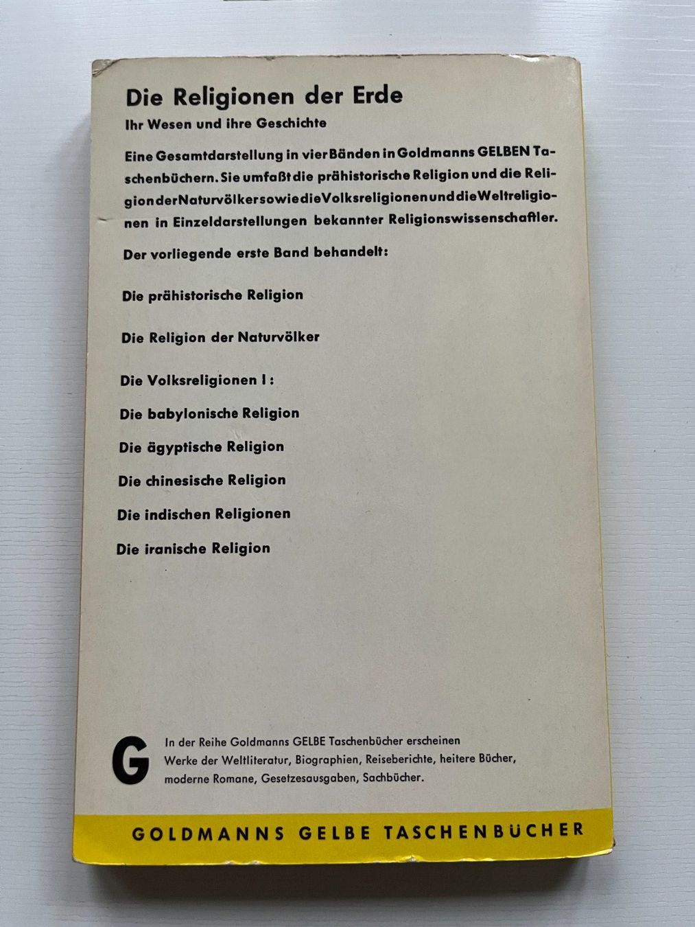 Bücher: Die Religionen der Erde I – Gebraucht aus Effretikon von Vesta02 1