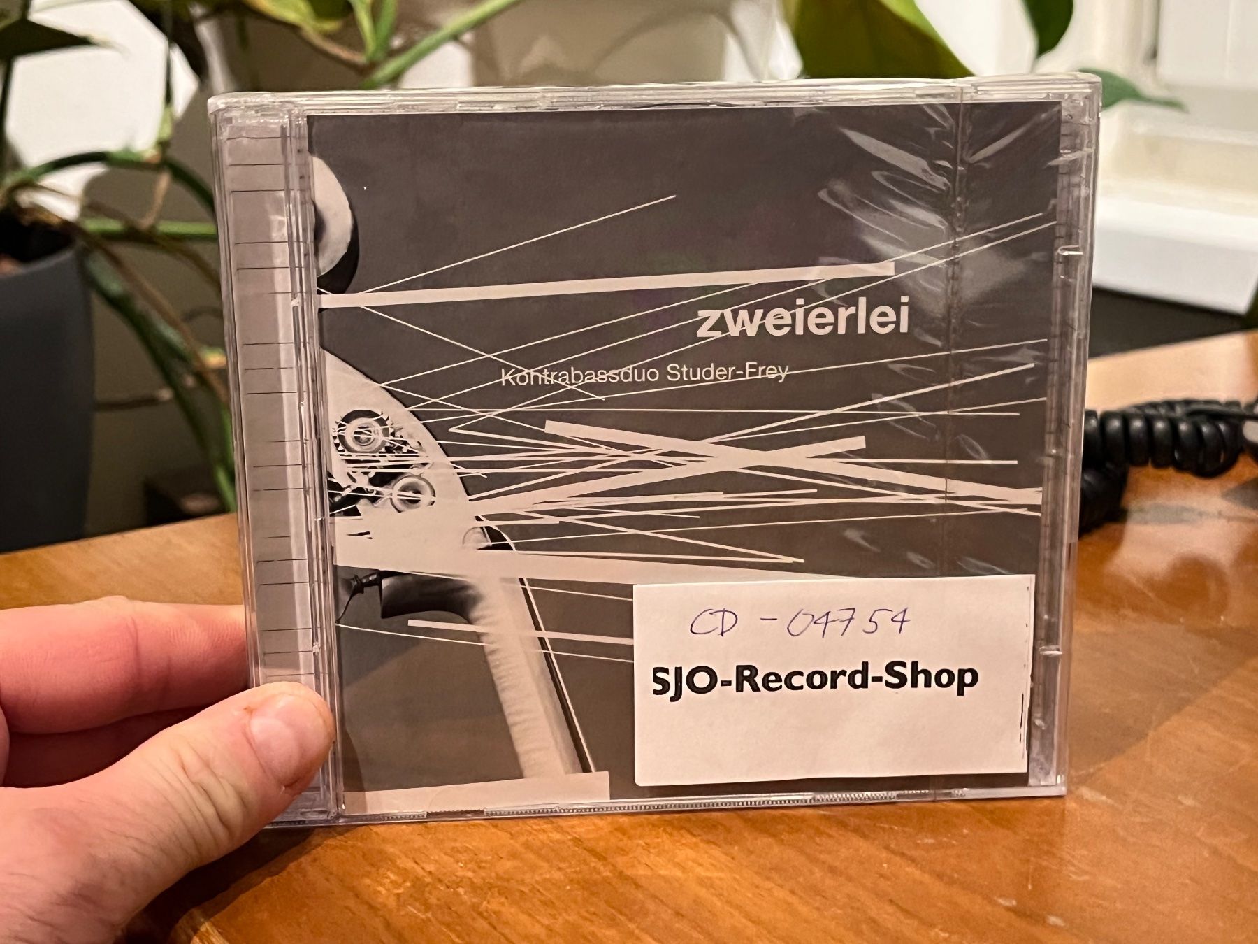 CDs: Kontrabassduo Studer-Frey - Zweierlei - SRA03C – Neu und originalverpackt aus Küsnacht ZH von swisssales.net