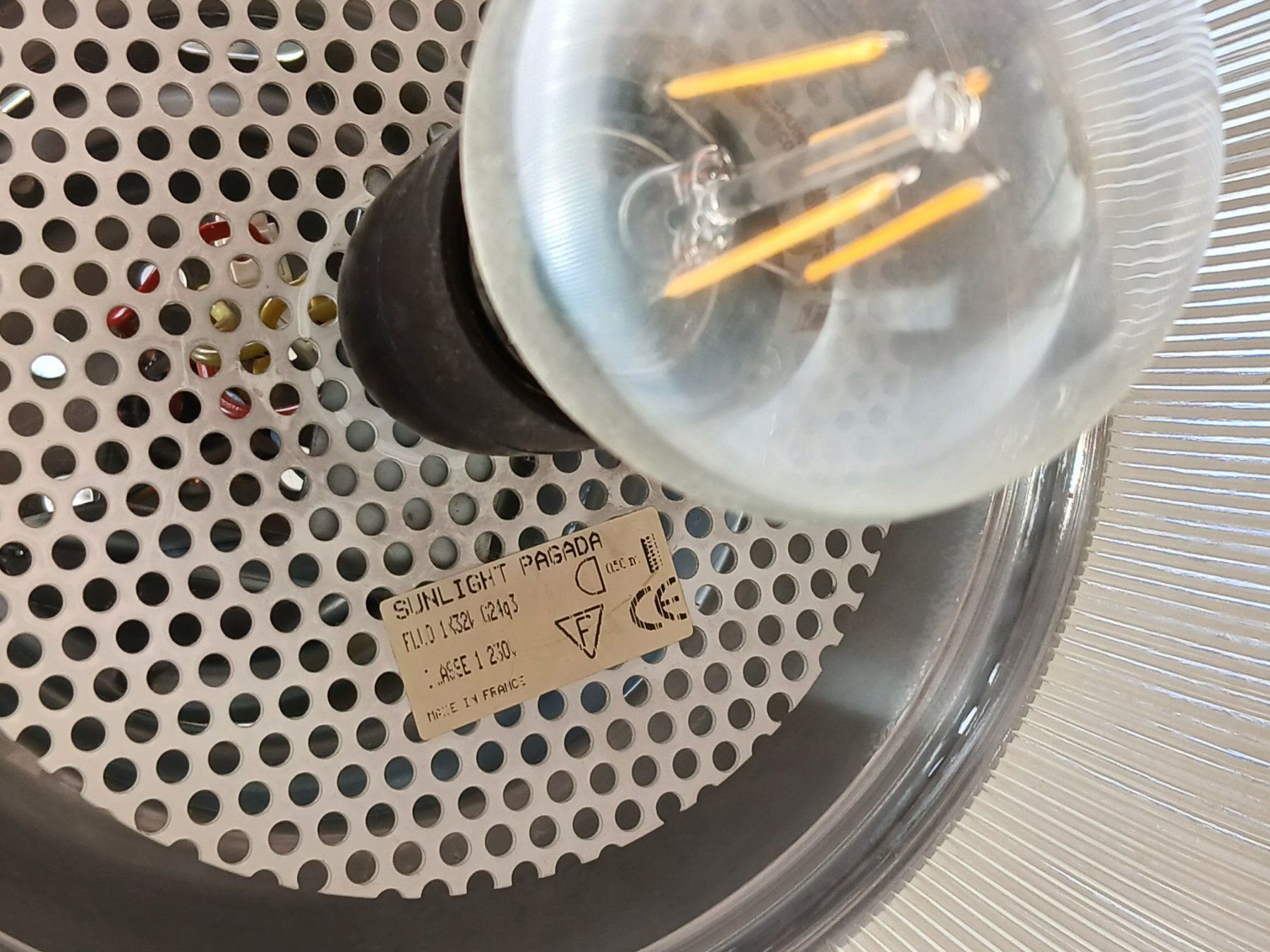 Lampadari & plafoniere: Industrie Deckenleuchte Frankreich Retro – Usato da Zumikon venduto da Vollvintage 9