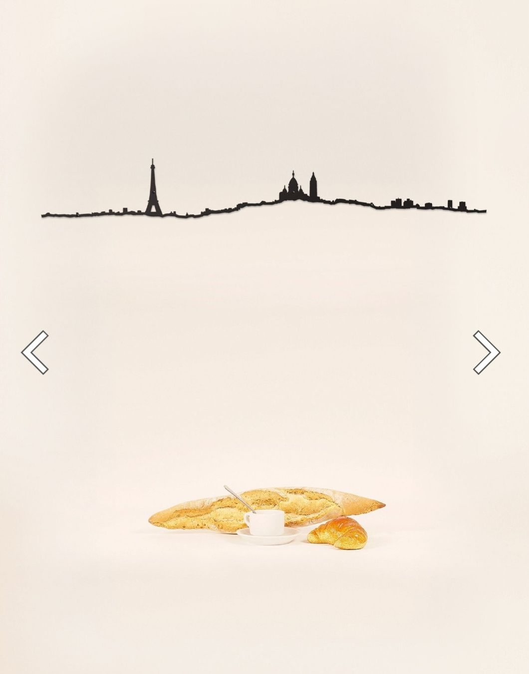 Tutte le decorazioni: Skyline Paris XL, Silhouette de Paris – Nuovo e nell'imballaggio originale da Moutier venduto da nadia.manadmabad 8
