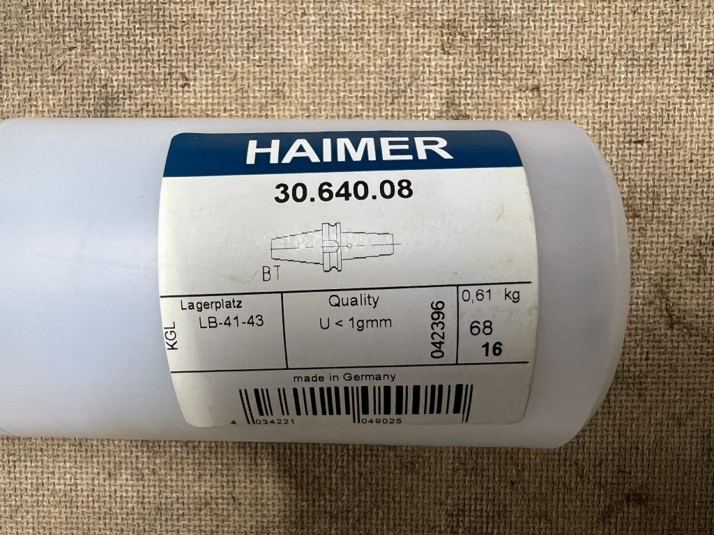 Attrezzi per industria metallurgica: Haimer BT30 8 x 80 Schrumpffutter – Usato da Zuchwil venduto da dragosmd-maschinen 4