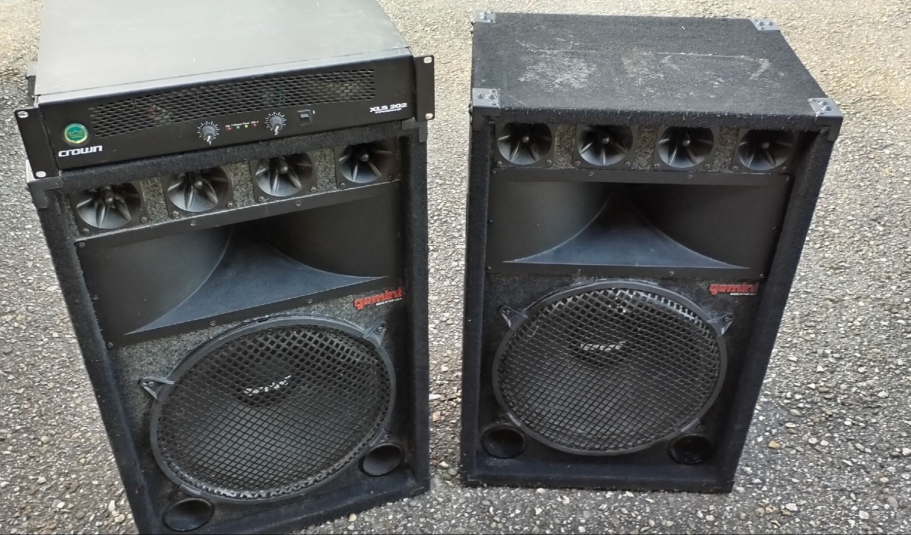 Verstärker: Party Power Gemini Boxen Crown Endstufe XLS 202 – Gebraucht aus Hägglingen von Ace8 3