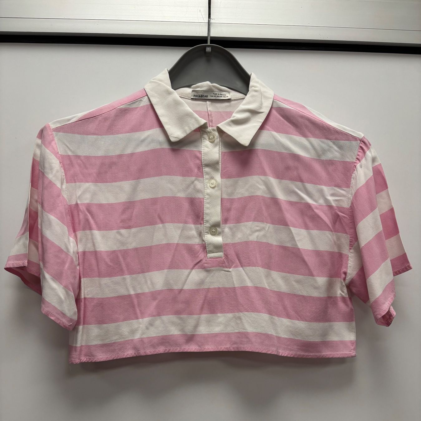 Magliette Polo: gestreiftes Poloshirt - Pull and Bear - Gr. XS – Usato da Brügg BE venduto da schwimmer01