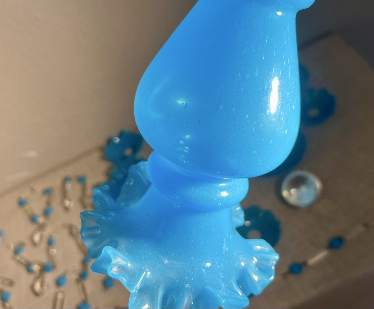 Murano Lampade: Important Lot d'Éléments Bleus – Usato da Genève venduto da ChineuseReveuse 6