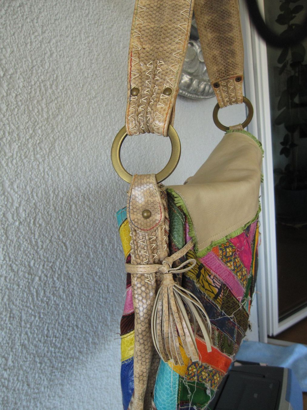Taschen für Damen: TANGO Thailand Designer Leder Tasche Boho Patchwork Vintage – Gebraucht aus Arbon von lucullus61 2