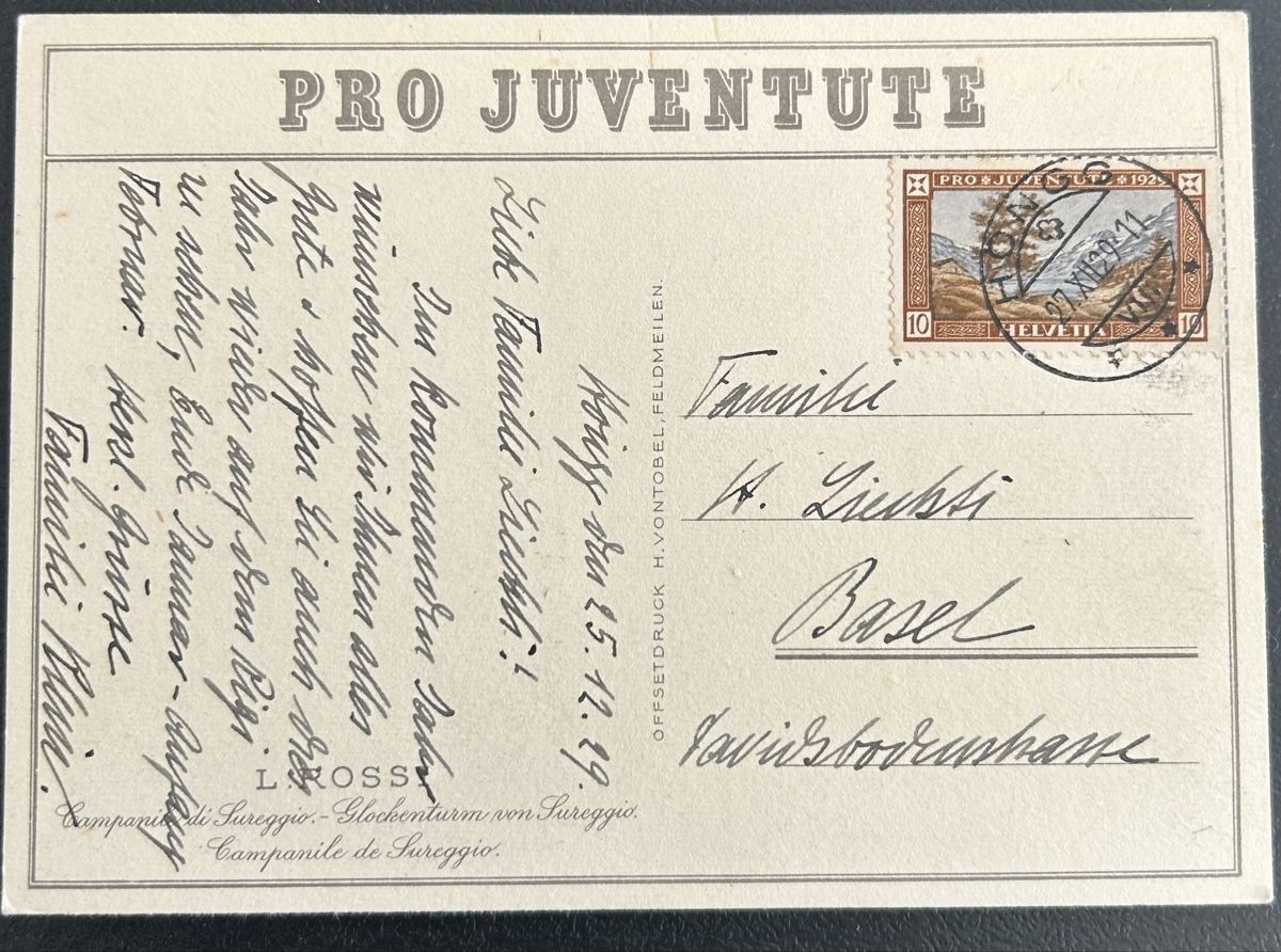 Ansichtskarten: Pro Juventute Karte 149 – Gebraucht aus Horw von Tellbub 1
