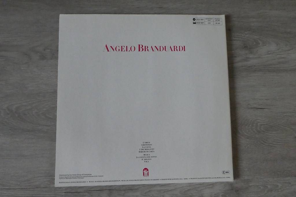 Dischi in vinile: Angelo Branduardi Lp. – Usato da Andelfingen venduto da Annegret06 1