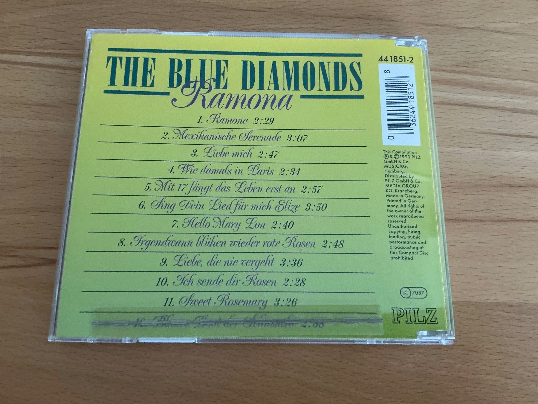 CD: Blue Diamonds / Ramona – Usato da Dübendorf venduto da Shreck 1