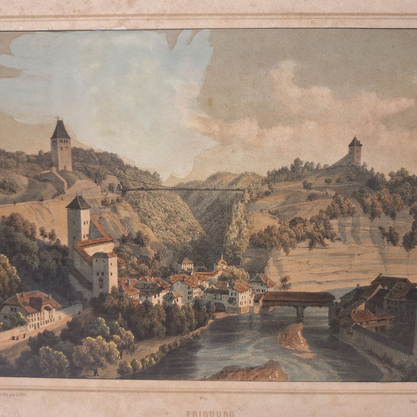 Foto & Immagini: Fribourg, antikes Bild – Usato da Winterthur venduto da ric_rl7n 6