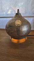 Tischlampe Orientalisch Metall perforiert Deko Lampe